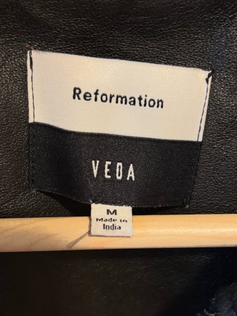 Reformation Veda Bennett Oversized Leather Bomber — image 3 of 5